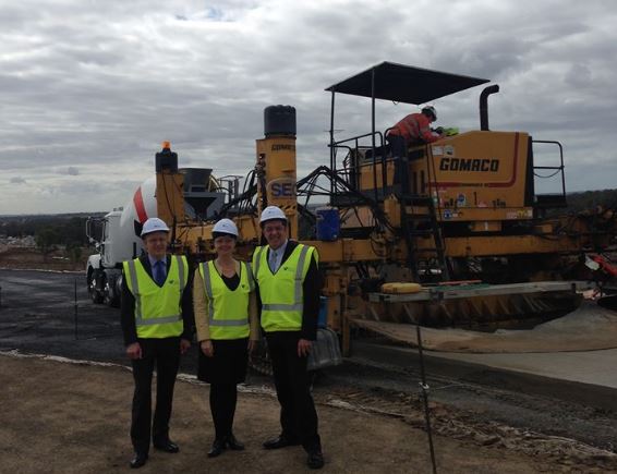 Viewing stage 1 of the $500 million Bringelly Rd upgrade
